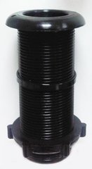 Горловина водовідливна із поліаміду. Чорний. Ø 30 мм. Довжина 78 мм