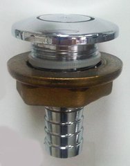 Вентиляційна головка паливного бака із н.ж. сталі. Врізання Ø35 мм. Для шлангу 16 мм. Головка 45 мм